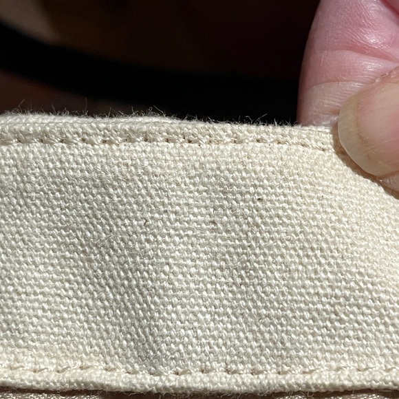 Kate Spade Double or Nothing Canvas Tote Red Cream Dice Bag Authentic - Picture 4 of 15